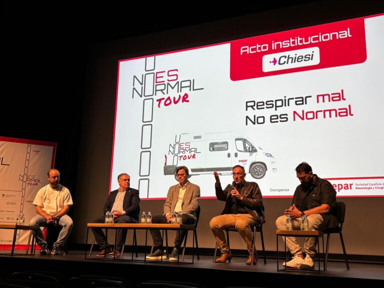 Chiesi colabora con la Sociedad Española de Neumología y Cirugía Torácica (SEPAR) en la campaña itinerante ‘No es Normal Tour’ para reducir el infradiagnóstico de enfermedades respiratorias en España